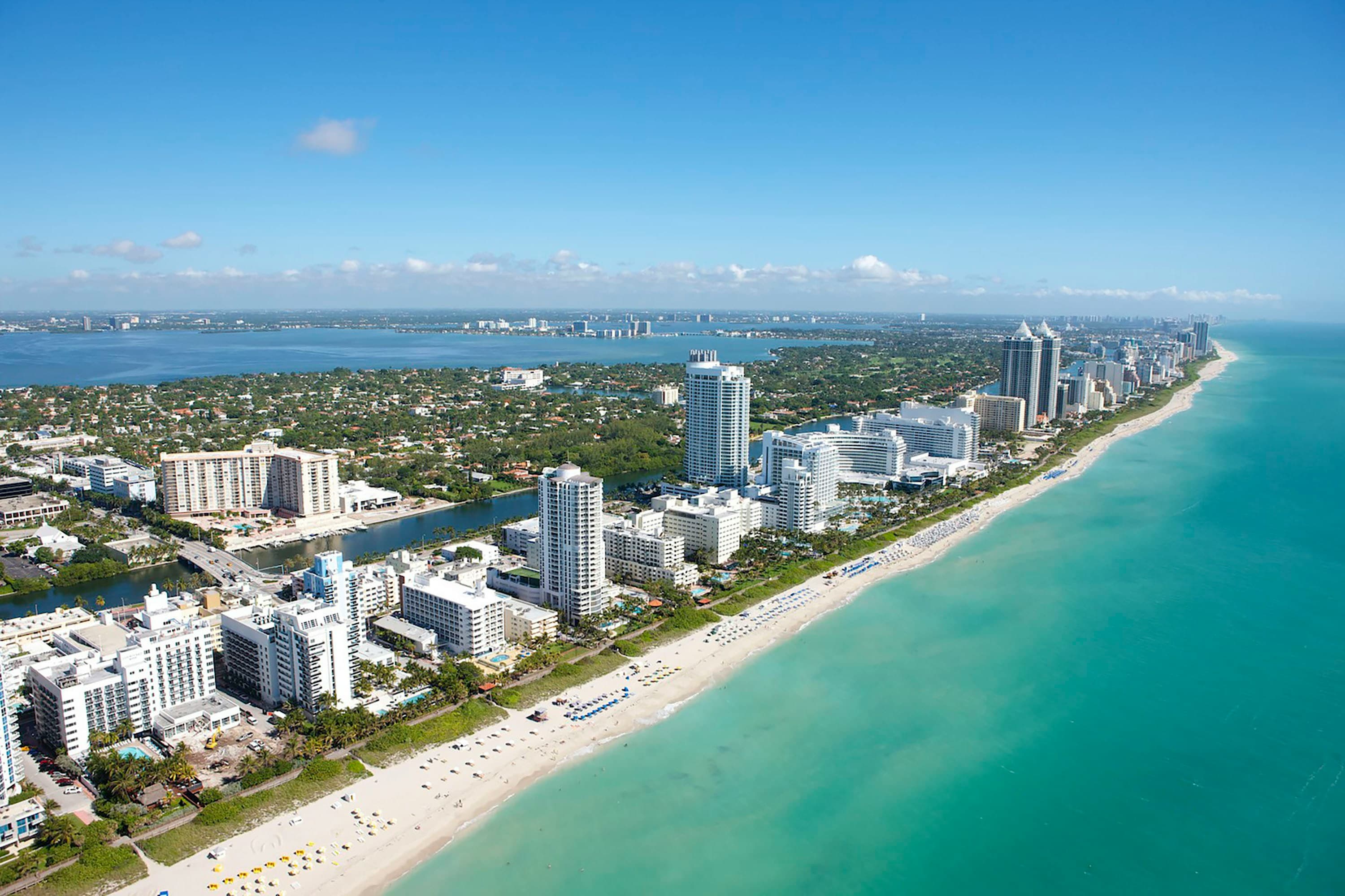 Miami Beach aerial view